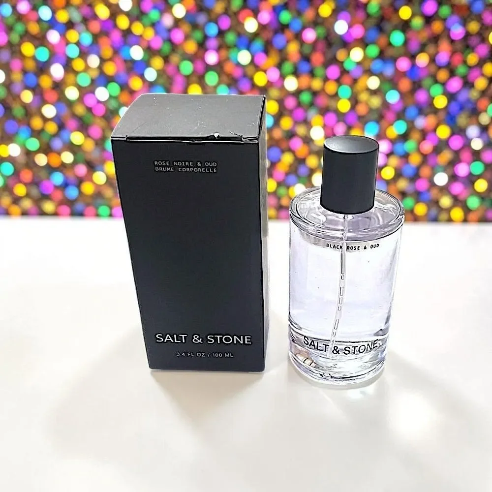 Salt & Stone Black Rose & Oud Body & Hair Fragrance Mist 3.4 fl oz New In Box